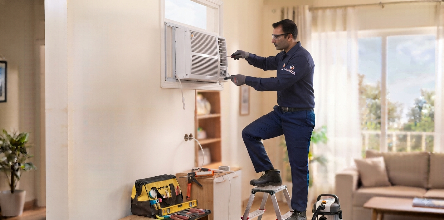 Window AC Installation